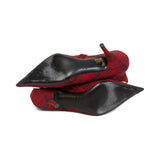Balenciaga 'BB Knife' Plaid Boots - Women's 39