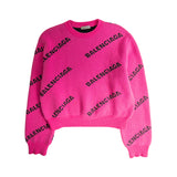 Balenciaga Pink Knit Sweater - Women's 38
