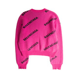 Balenciaga Pink Knit Sweater - Women's 38