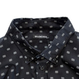 Balenciaga Logo Button-Down Shirt - Men's M