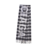 Balenciaga 'Logo Tartan' Scarf