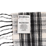 Balenciaga 'Logo Tartan' Scarf