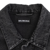 Balenciaga 'Twinset' Convertible Denim Jacket - Men's 44