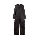 Balenciaga Ripstop Cargo Jumpsuit - Women's 36