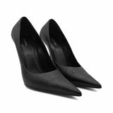Balenciaga 'Knife' Logo Pumps - Women's 37.5