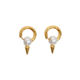 Balenciaga 'Force Spike' Hoop Earrings