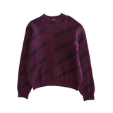 Balenciaga Logo Knit Sweater - Men's L