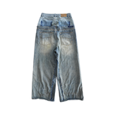 Balenciaga 'Cut Up' Oversized Jeans - Unisex S