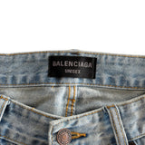 Balenciaga 'Cut Up' Oversized Jeans - Unisex S