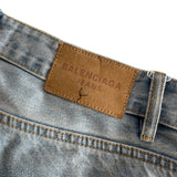 Balenciaga 'Cut Up' Oversized Jeans - Unisex S