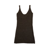 Balenciaga Knit Linen Dress - Women's 38