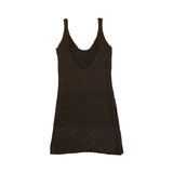 Balenciaga Knit Linen Dress - Women's 38
