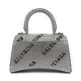 Balenciaga 'Hourglass Mini Crystal' Handbag