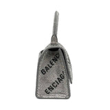 Balenciaga 'Hourglass Mini Crystal' Handbag