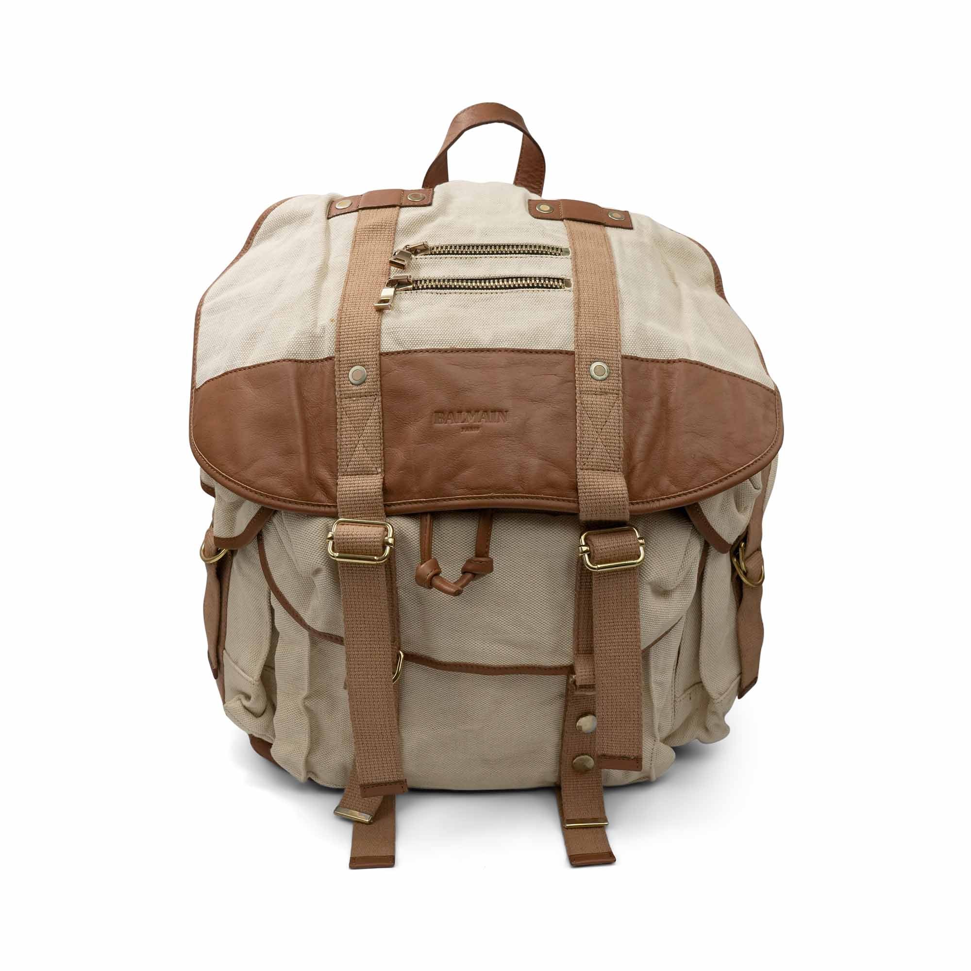 Balmain 'SS 2016' Canvas Backpack – Fashionably Yours