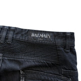 Balmain 'SS10' Moto Jeans - Men's 32