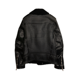 Balmain Shearling Leather Jacket - Men's 48