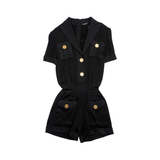 Balmain Peaked Lapel Jumpsuit - Women's 34