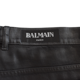 Balmain Waxed Biker Jeans - Men's 35