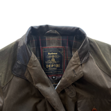 Barbour 'Commander' Leather Jacket - Men's M