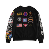 A Bathing Ape 'Patched' Sweater - Men's L