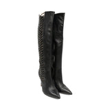 Alexandre Birman Woven Knee High Boots - Women's 40