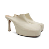 Bottega Veneta Cream Mules - Women's 40
