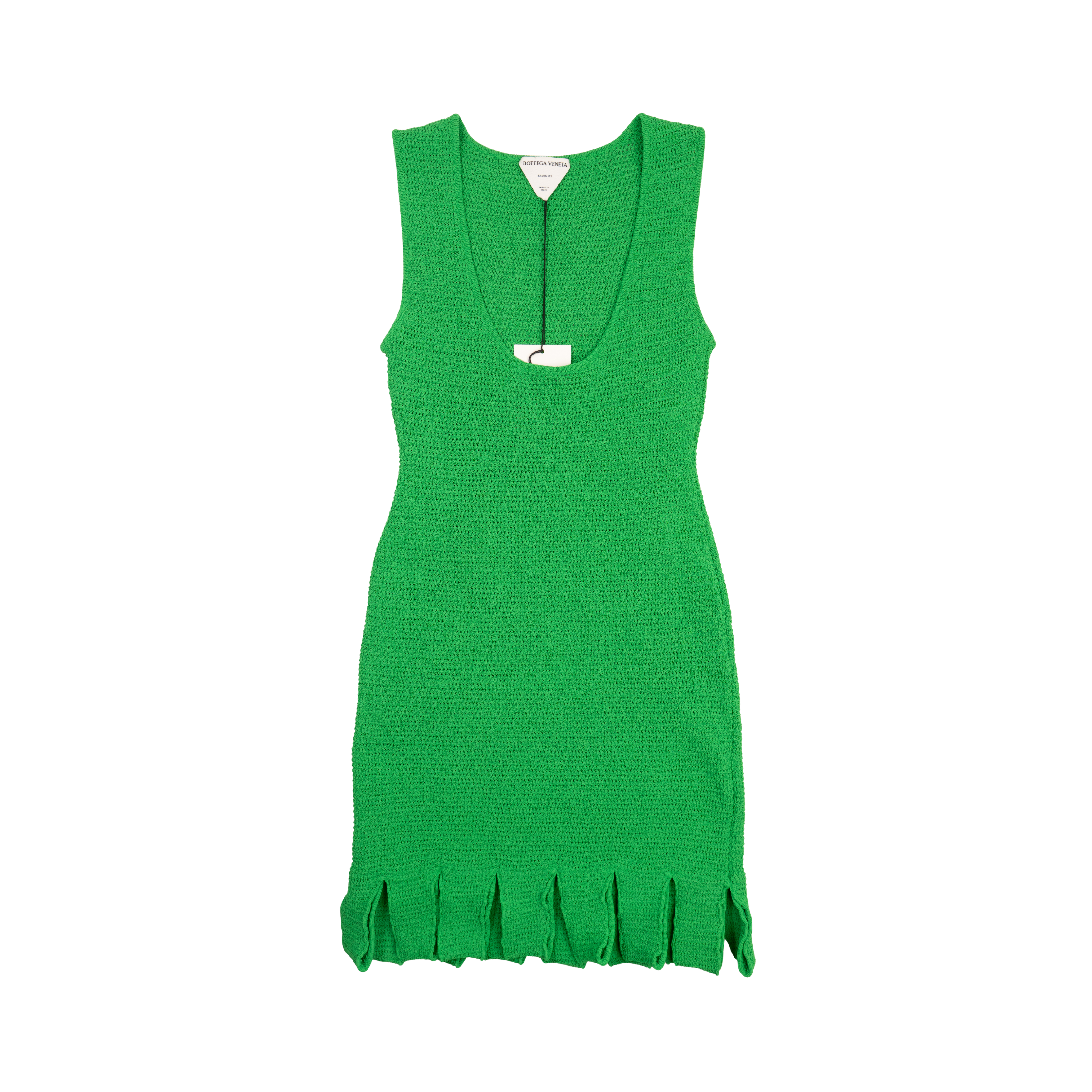 Bottega Veneta - Women's Carwash-Hem Cotton-Blend Mesh Mini Dress - Green - Moda Operandi Bottega Veneta - Women's Carwash-Hem Cotton-Blend Mesh Mini Dress - Green - Moda Operandi