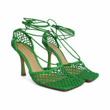 Bottega Veneta 'Stretch' Lace-Up Sandals - Women's 38.5