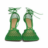 Bottega Veneta 'Stretch' Lace-Up Sandals - Women's 38.5
