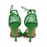 Bottega Veneta 'Stretch' Lace-Up Sandals - Women's 38.5