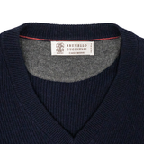 Brunello Cucinelli V-Neck Sweater - Men's 54