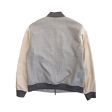 Brunello Cucinelli 'Mixed Media' Bomber Jacket - Men's 50