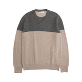 Brunello Cucinelli Colour Block V-Neck Sweater - Men's 54