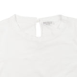 Brunello Cucinelli White Cutout Shoulder Shirt - Women's S