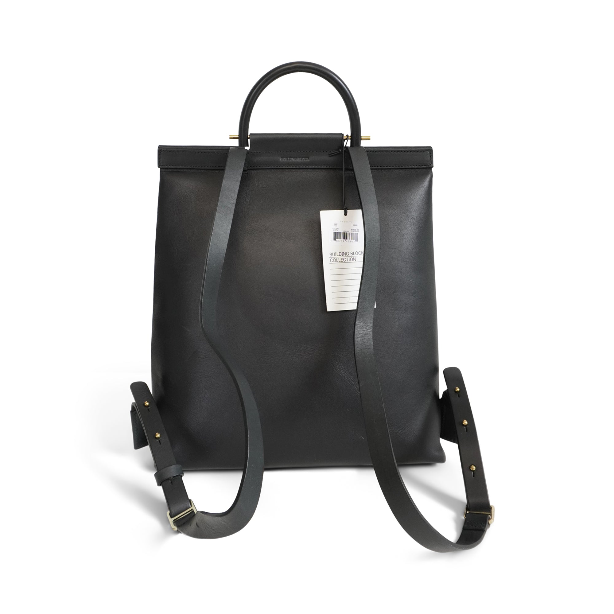 building block leather backpack Building Block 'Rucksack' Backpack