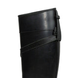 Burberry Tall Leather Rain Boots - Women's 38