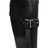 Burberry Tall Leather Rain Boots - Women's 38