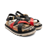 Burberry Kids 'Jane Check' Sandals - Kid's 25
