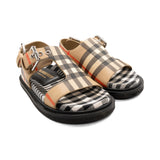 Burberry Kids 'Bertha Vintage Check Buckle Sandals' - Kid's 26