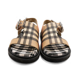 Burberry Kids 'Bertha Vintage Check Buckle Sandals' - Kid's 26