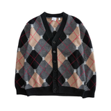 Burberry 'TB Monogram' Argyle Cardigan - Men's L