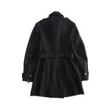 Burberry Brit Wool Trench Coat - Women's 6