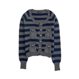 Burberry Striped Cardigan - Women's S
