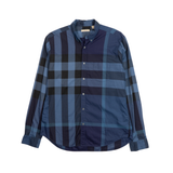 Burberry Brit Blue Check Buttondown - Men's XL