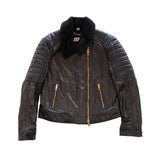 Burberry 'Gowan Bridge' Biker Jacket - Women's 6