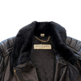 Burberry 'Gowan Bridge' Biker Jacket - Women's 6