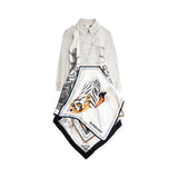 Burberry Silk Combo Trench Coat - Women's 4