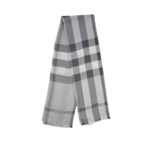 Burberry Grey Check Scarf