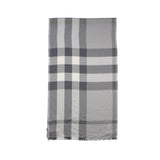 Burberry Grey Check Scarf